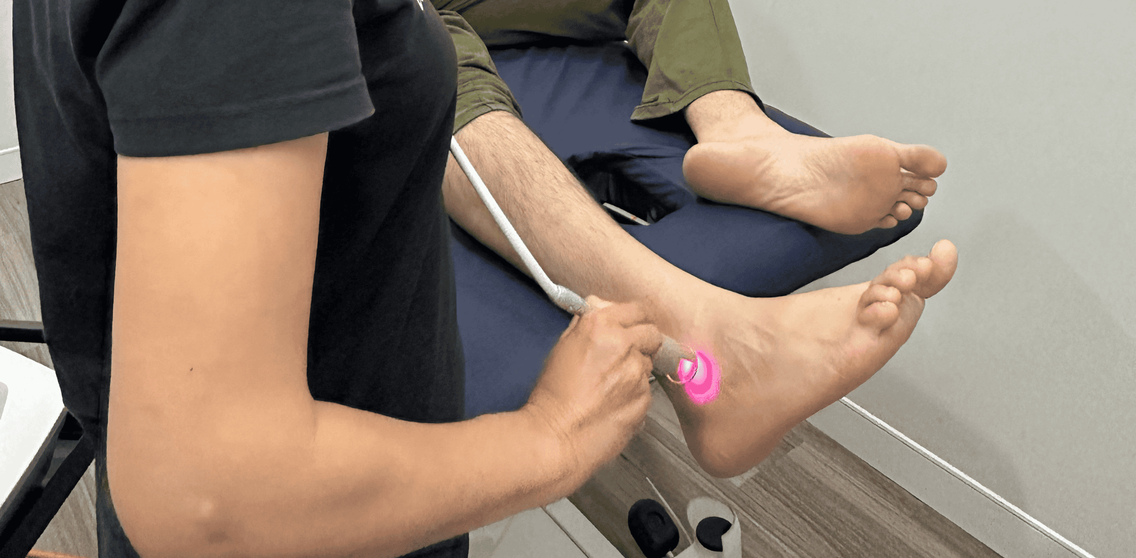 ankle pain and physio treatment
